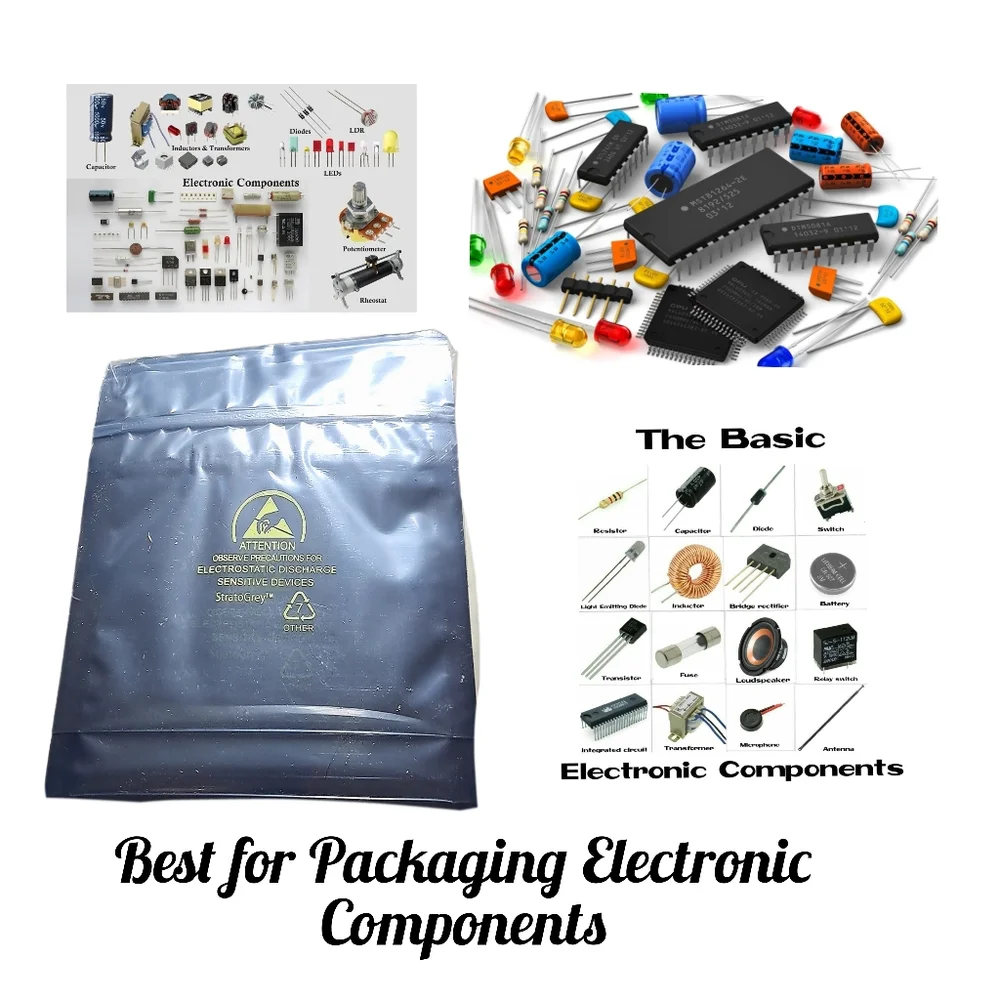Static Shield Bags Prevent Buildup of Static Electricity 100 Pcs NWOT